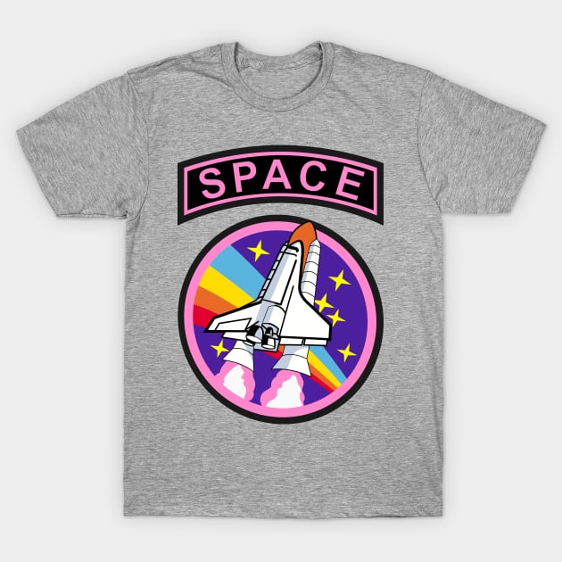 Space Ranger Takeoff T-Shirt by HighBrowDesigns